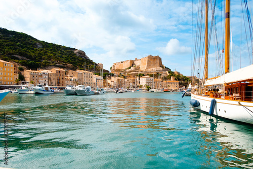 Tableau sur toile a view of Bonifacio, in Corse, France