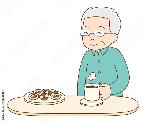 コーヒー_おじいちゃん2