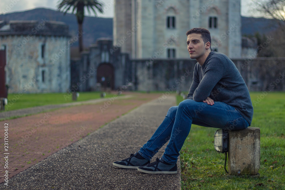 Obraz premium Model posing for the camera
