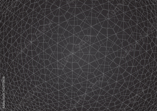 Network polygonal background. Geometric Mesh Pattern . Vector illustration