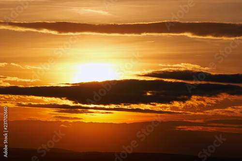 Clouds at sunset