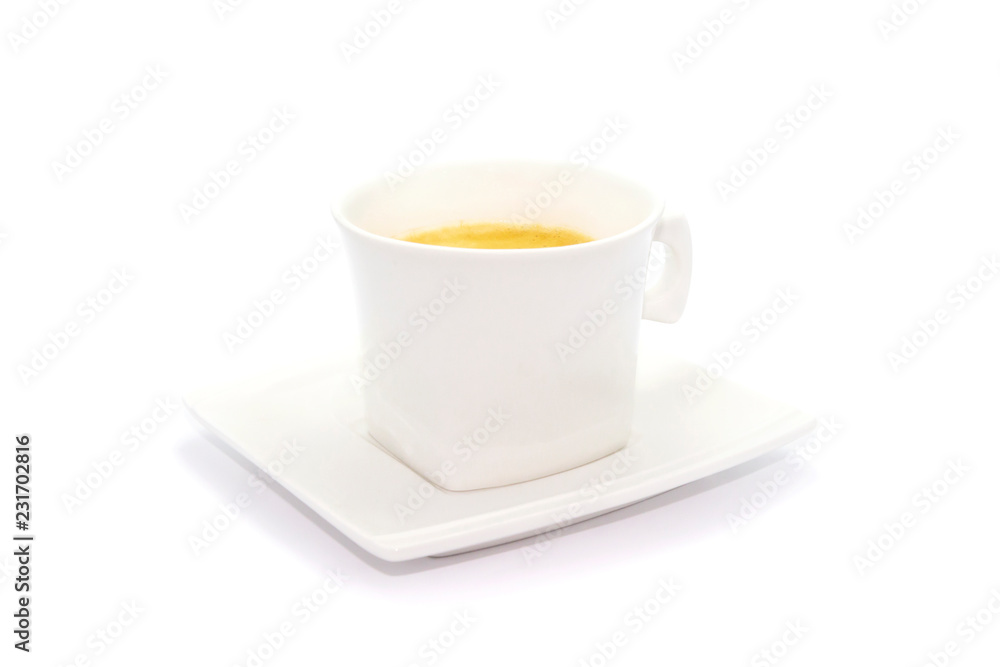 Cup of coffee isolated on white background. Cup of coffee isolated on white background.