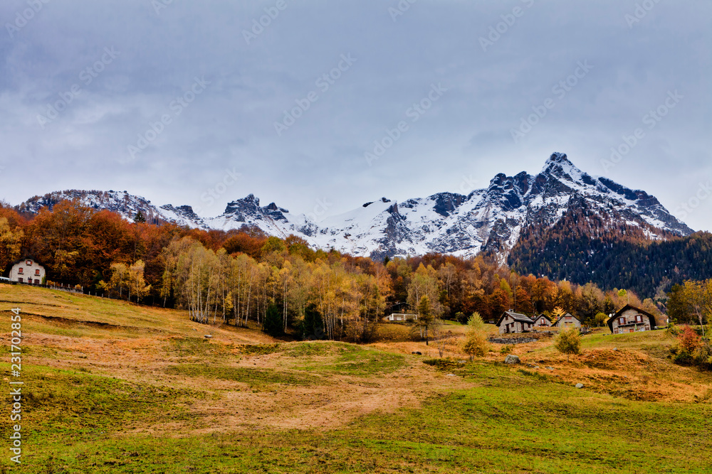 Fototapeta premium Mountain autumn landscape