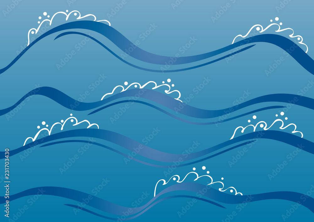 Image of the sea with waves. Sea background. Vector EPS10 Image of the sea with waves. Sea background. Vector EPS10