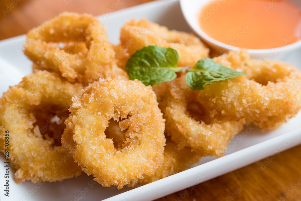 Deep-Fried Calamari Rings