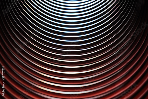 Abstract picture of pipe from the inside