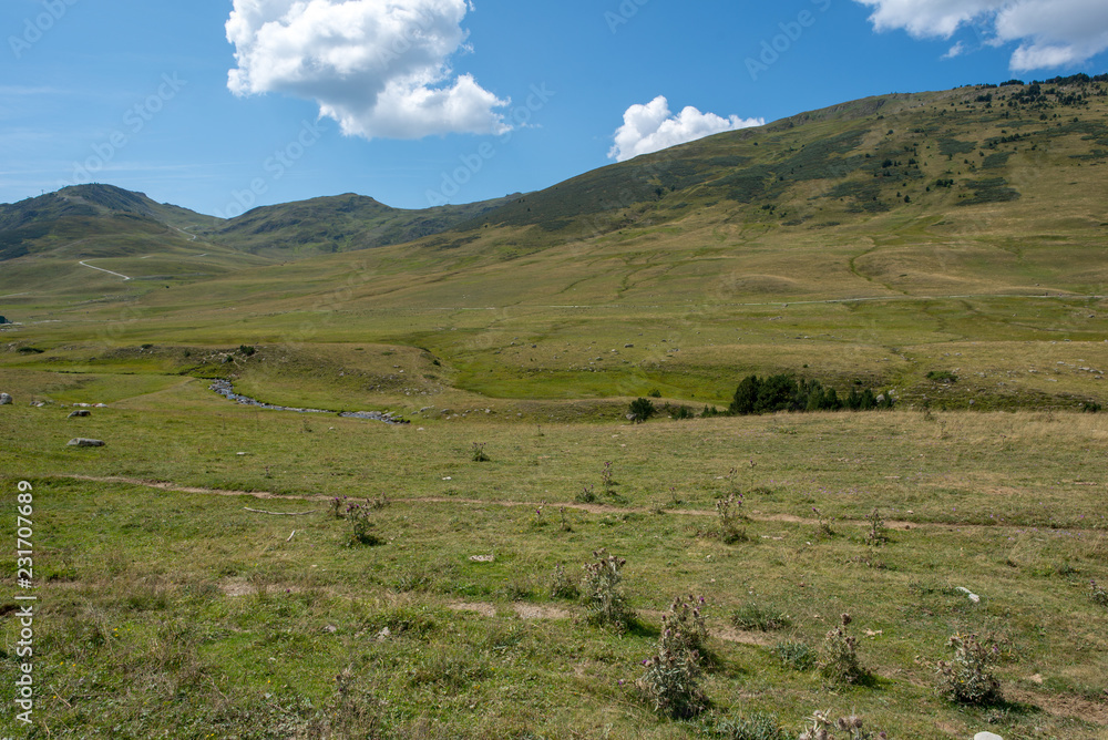 Road to Montgarri through the mountain of Aran Valley Road to Montgarri through the mountain of Aran Valley