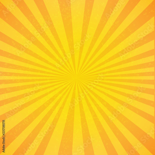 Vintage Sunburst Poster