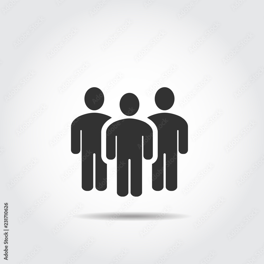 People Icon work group Team Vector People Icon work group Team Vector