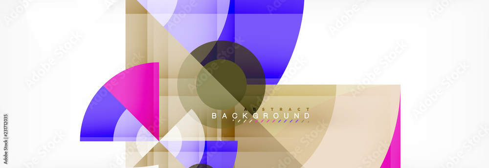 Modern geometric abstract background Modern geometric abstract background