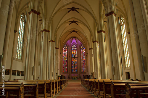 Innenraum der Liebfrauen-Überwasser-Kirche, Münster, Westfalen,  Deutschland