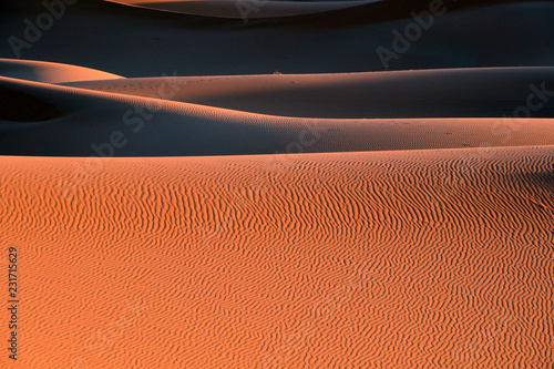 Sand dunes at Merzouga, Morocco