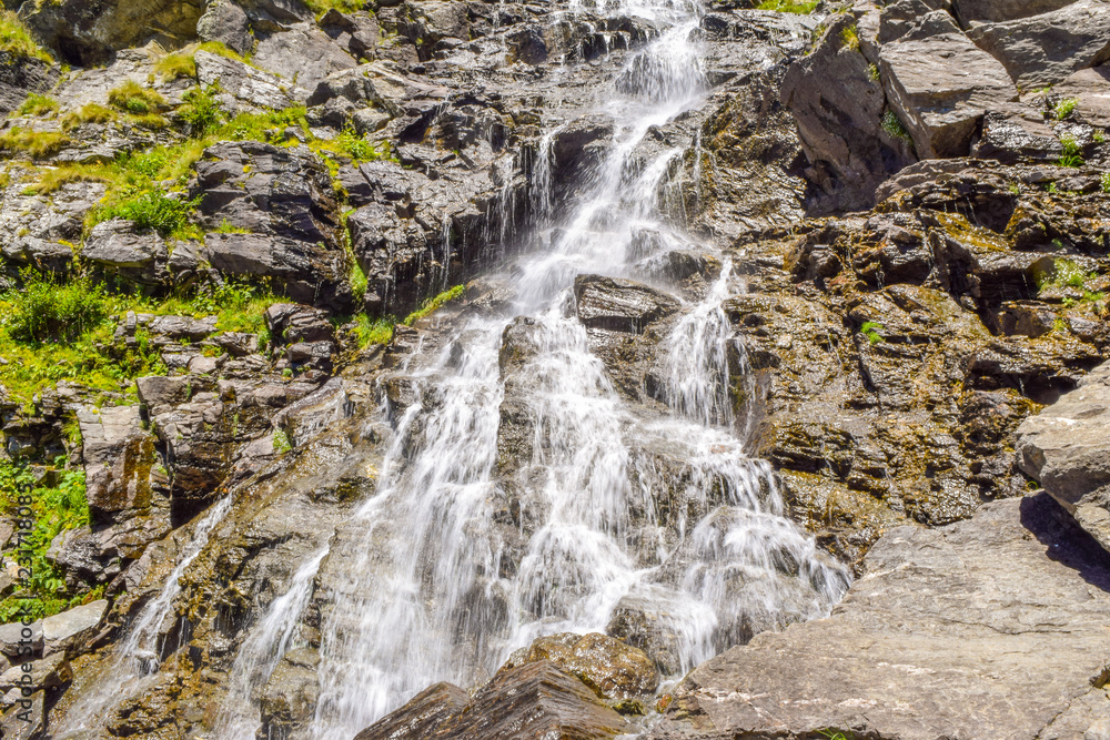Fototapeta premium Balea Waterfall, Transfagarasan road.