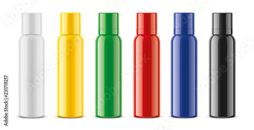 Sprayer bottles mockups set