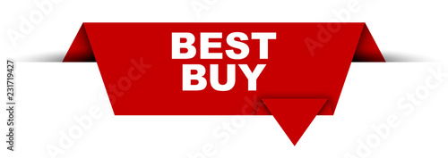 red vector banner best buy