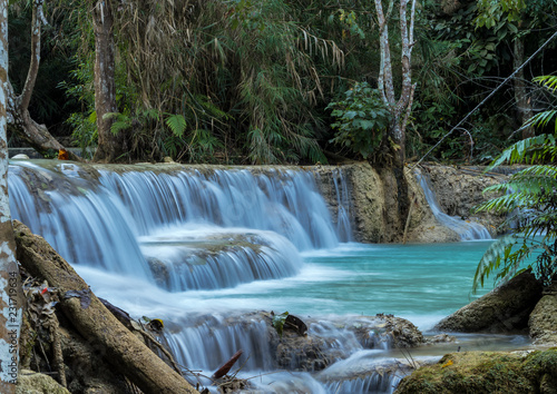 Laos - Luang Prabang - Tat Kuang Si Wasserf  lle