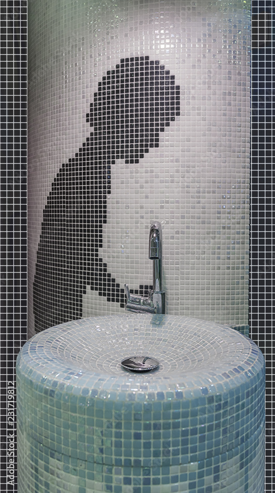 Дизайн облицовка стен керамической плиткой - 86 фото