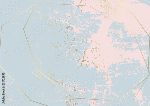 Trendy minimal chic gold geometric gradient background