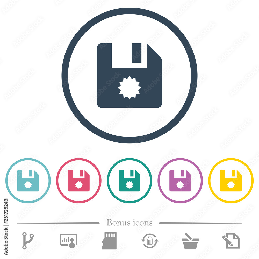 Certificate file flat color icons in round outlines Certificate file flat color icons in round outlines