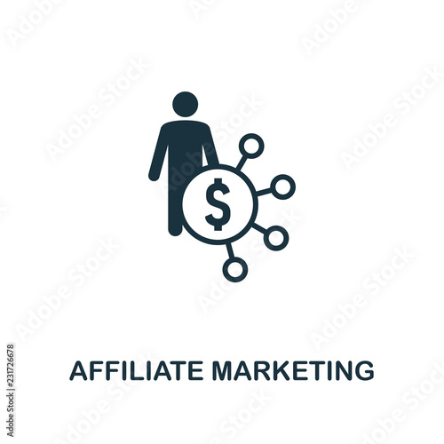 Affiliate Marketing icon. Premium style design from advertising icon collection. UI and UX. Pixel perfect Affiliate Marketing icon for web design, apps, software, print usage.