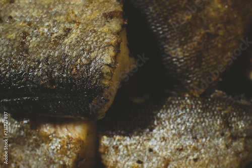 fried fish close-up