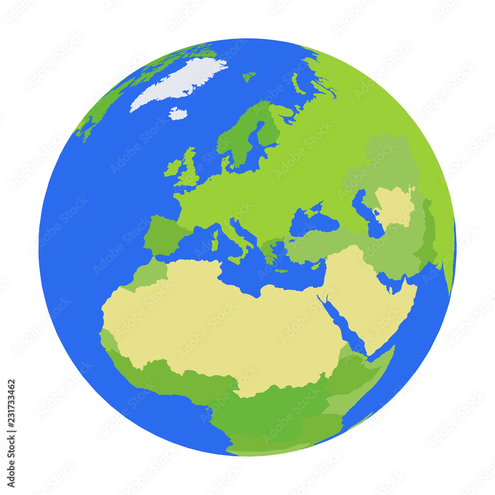 Naklejka premium Europe