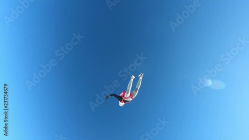 Wingsuit skydiving over Norway