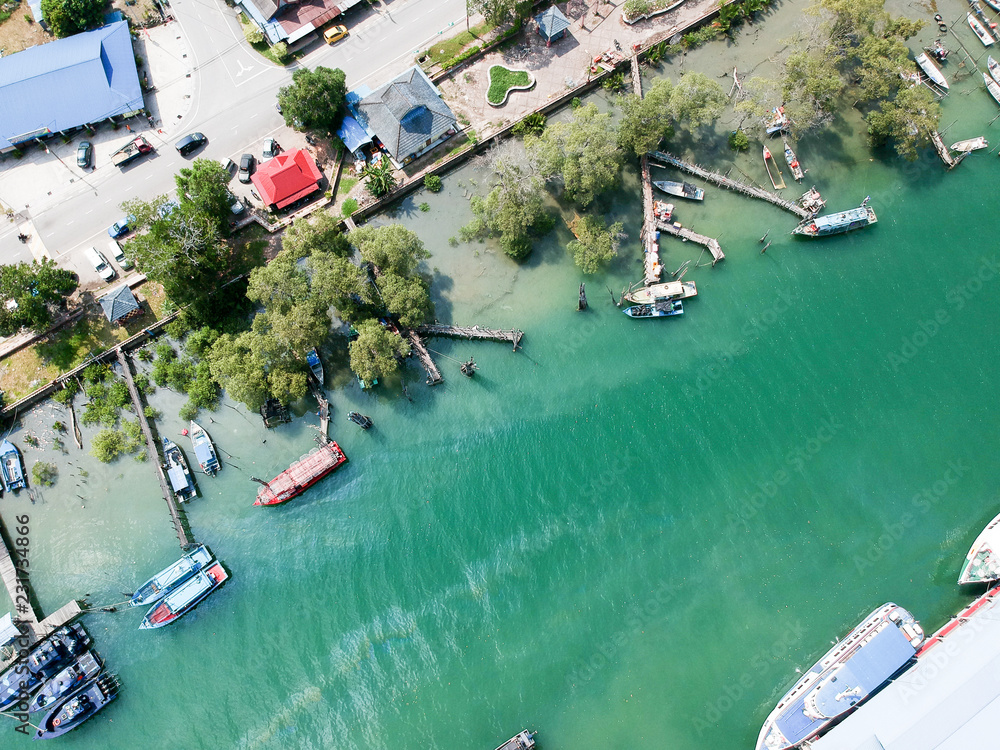 Boats at jetty