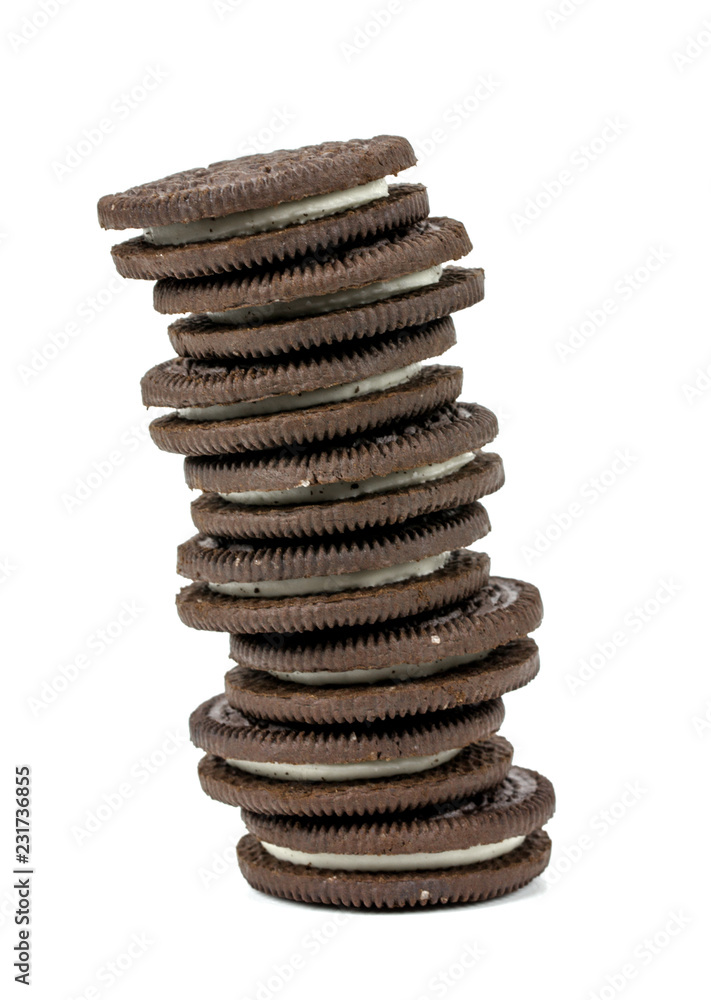 cookies cream on white cookies cream on white