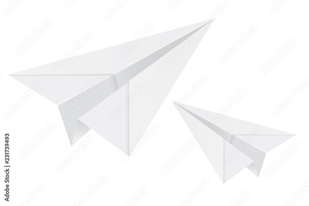 White paper airplanes White paper airplanes