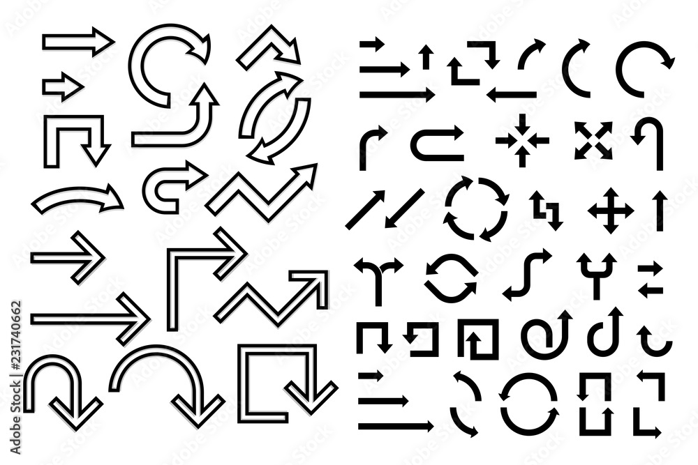 Arrows set Arrows set