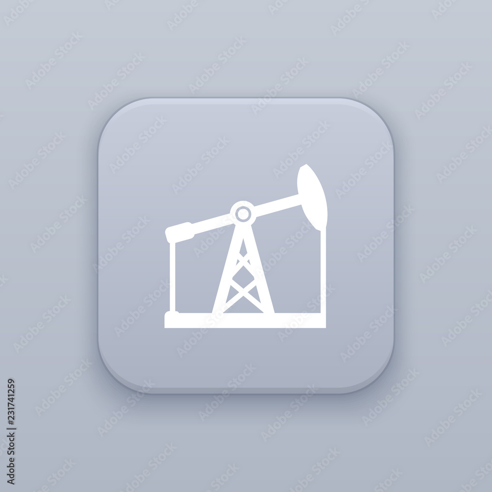 Pumping station, Pump oil button, best vector Pumping station, Pump oil button, best vector