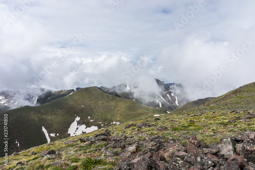 Summit vista in the Colorado Rocky Mountains