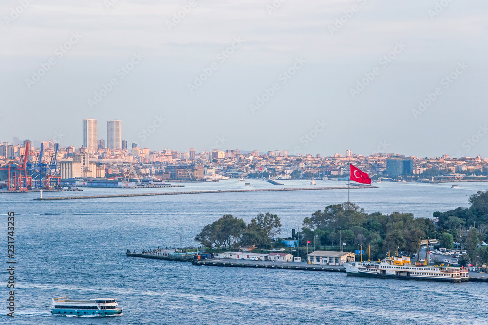 Golden horn seaview  in Istanbul