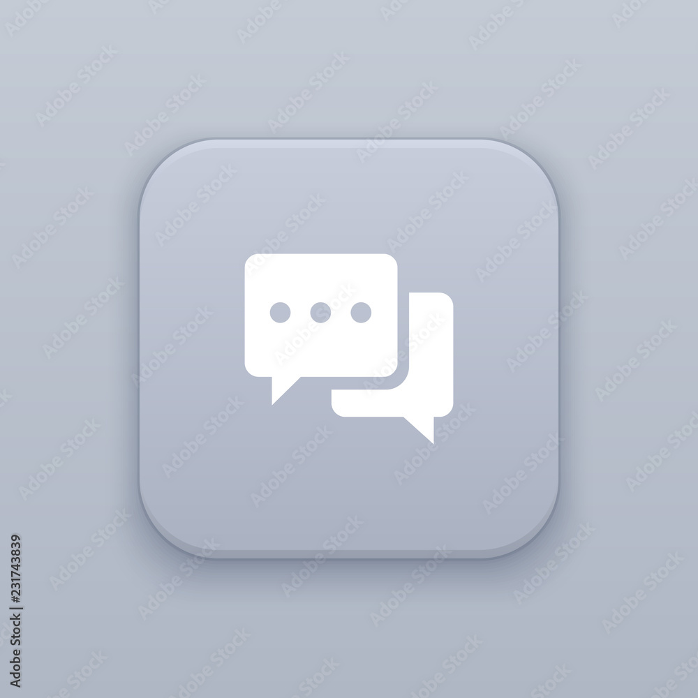 Message, Chat button, best vector Message, Chat button, best vector
