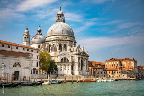 Italy beauty, cathedral Santa Maria della Salute in Venice, Venezia © radko68