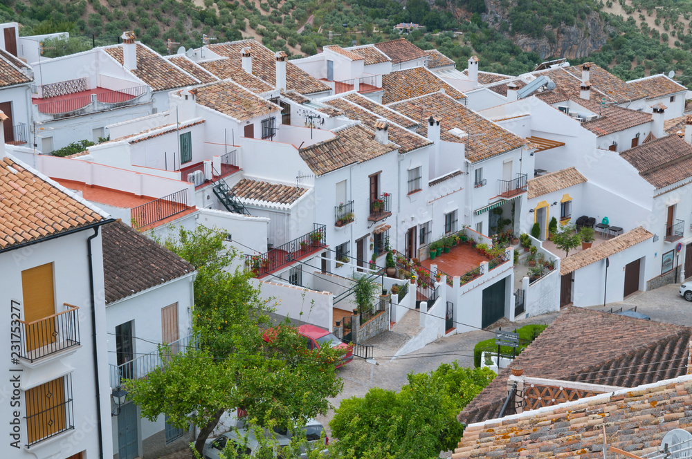 Zahara de la Sierra, Andalusien, Spanien Zahara de la Sierra, Andalusien, Spanien