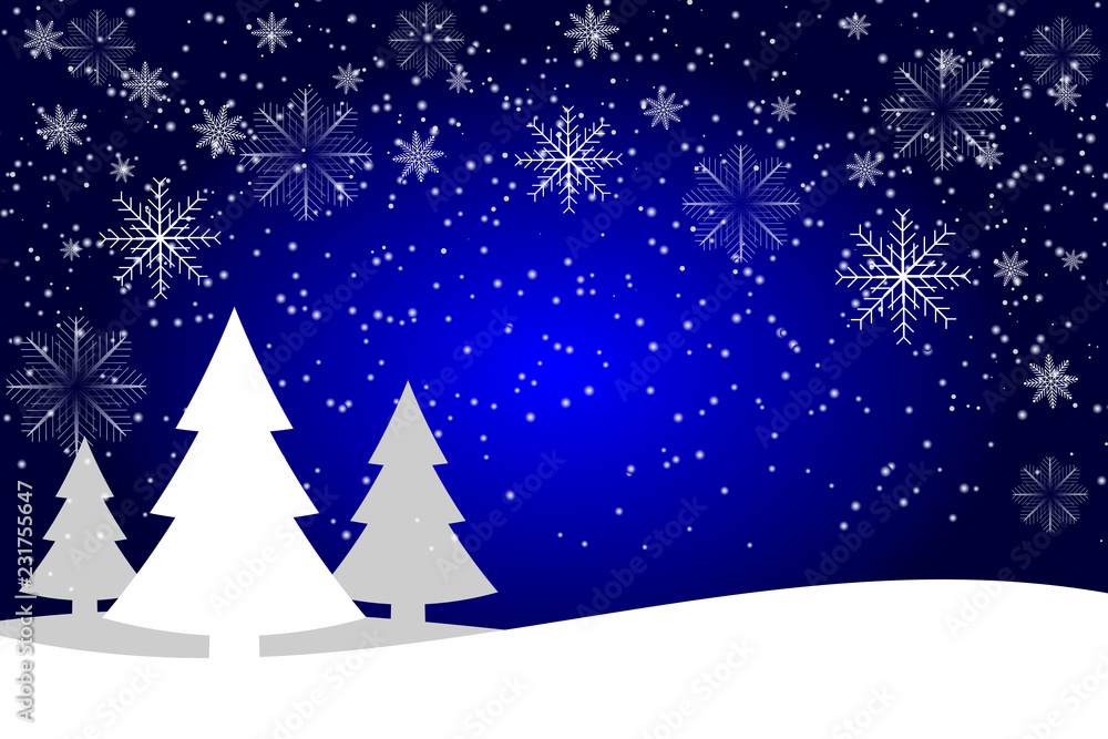 Winter Season design background, Vector Illustration a