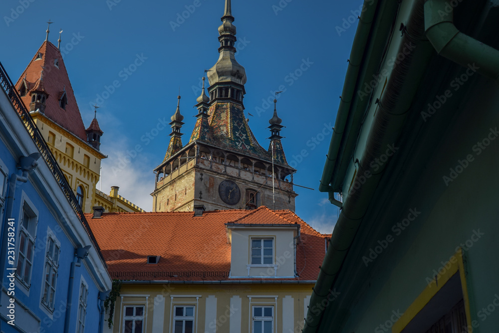Obraz premium Sighisoara, The Medieval Citadel, Transylvania, Romania