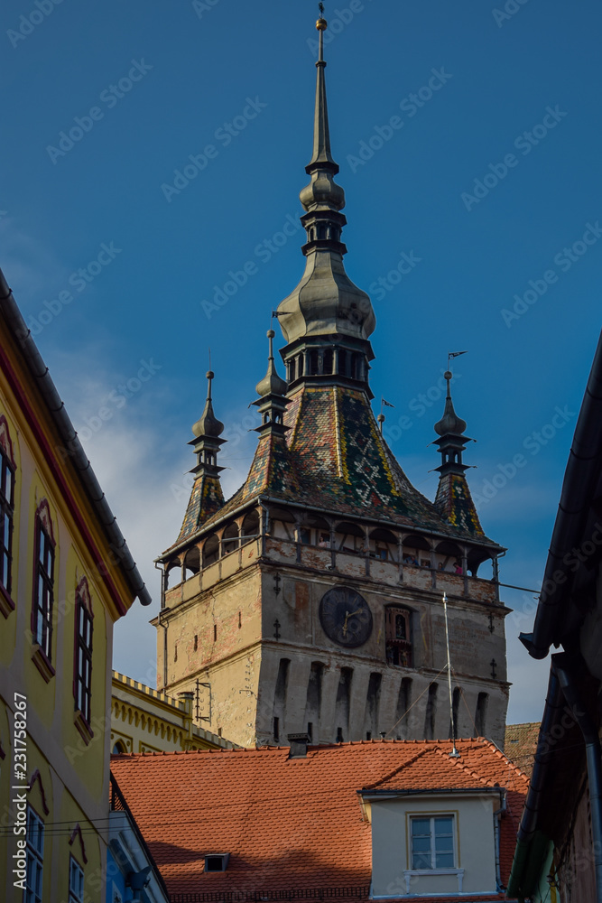 Obraz premium Sighisoara, The Medieval Citadel, Transylvania, Romania