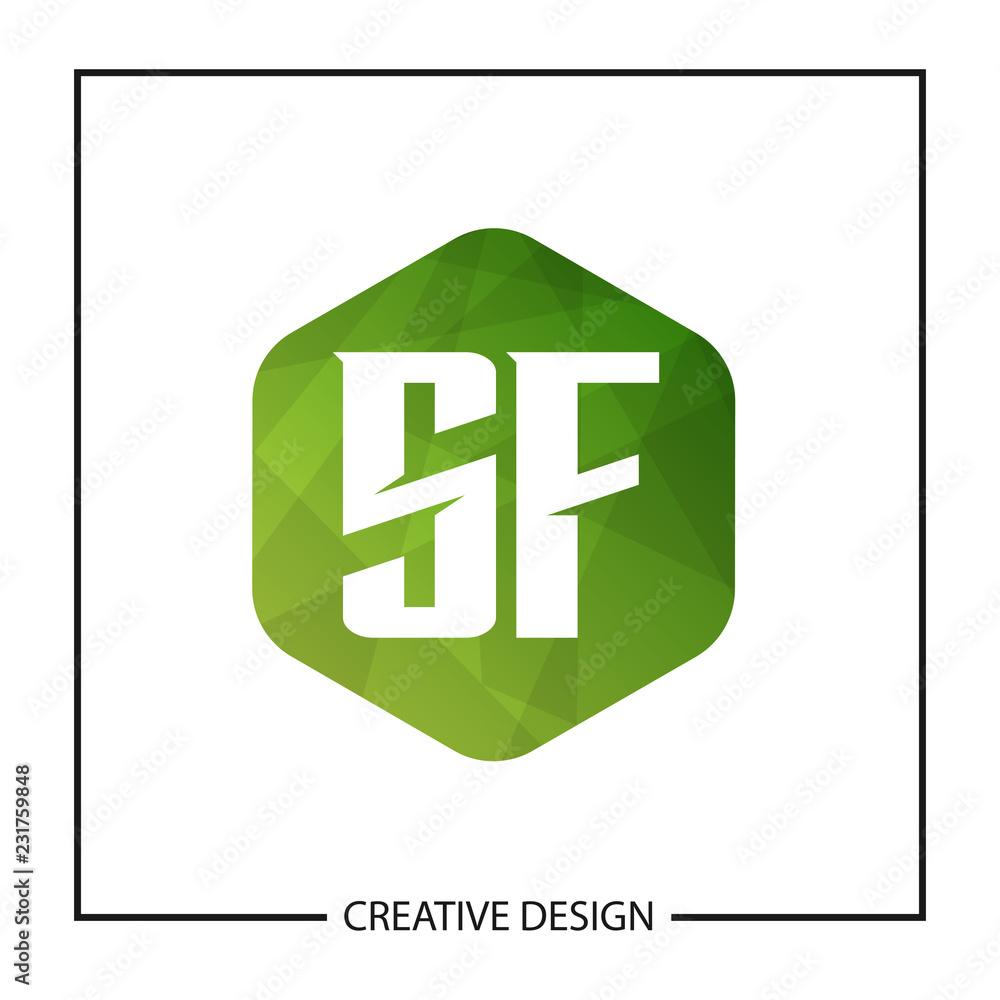 Initial Letter SF Logo Template Design Vector Illustration Initial Letter SF Logo Template Design Vector Illustration