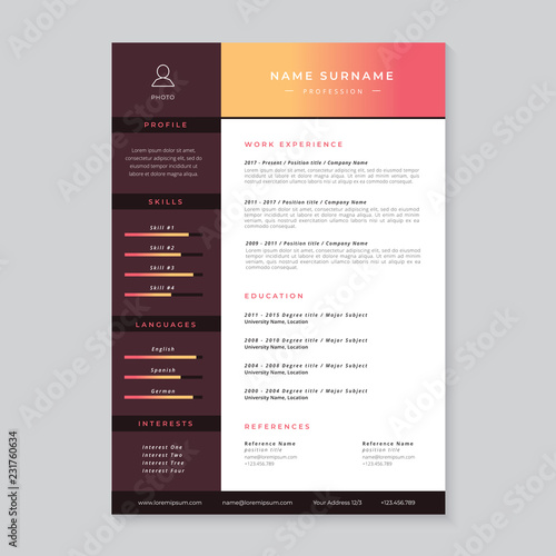 Resume template