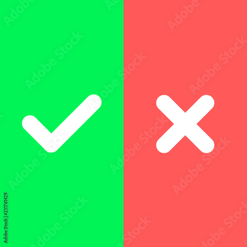 Dos and Don`ts icons. vector illustration