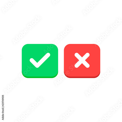 Dos and Don`ts icons. vector illustration