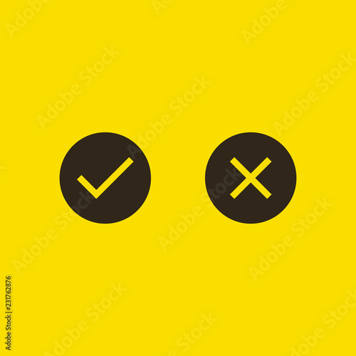 Dos and Don`ts icons. vector illustration