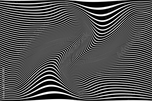 Abstract wavy lines design.