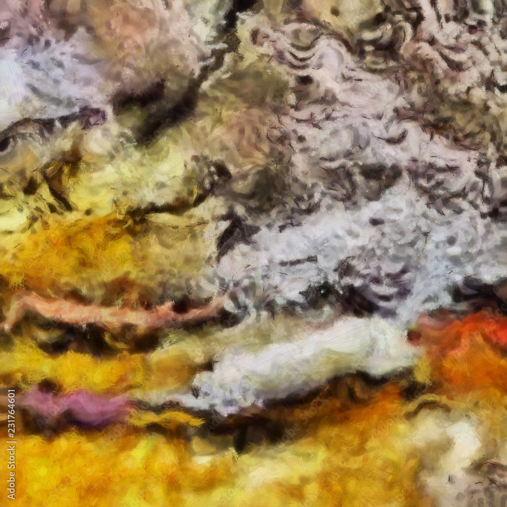 Original grunge texture background. Abstract dirty design pattern. Retro vintage style strokes on canvas. Close up part of painting with textured details.