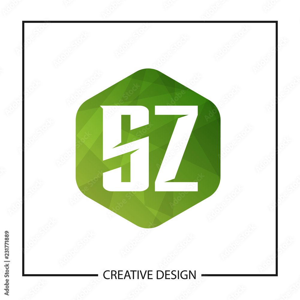 Initial Letter SZ Logo Template Design Vector Illustration Initial Letter SZ Logo Template Design Vector Illustration