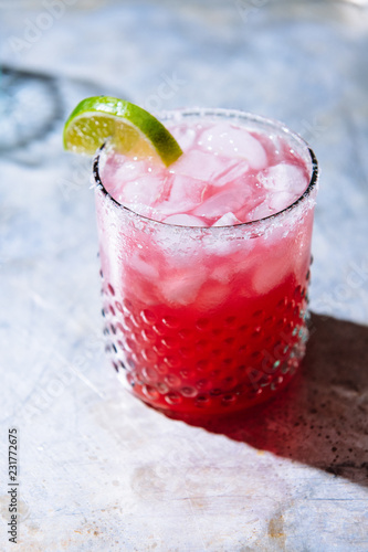 Prickly pear margarita