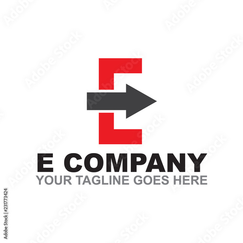 Free Download E letter logo design vector template - GFXLoad